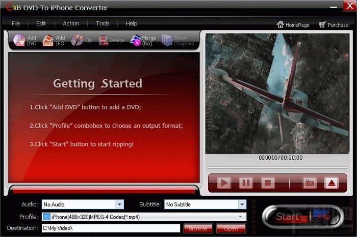 CXBSoft DVD To iPhone Converter,CXBSoft DVD To iPhone Converter下载,CXBSoft DVD To