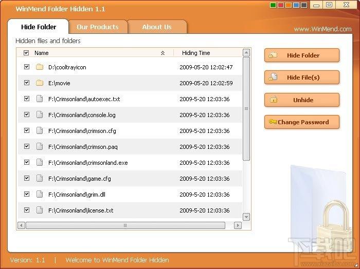 WinMend,WinMend Folder Hidden,隐藏文件夹